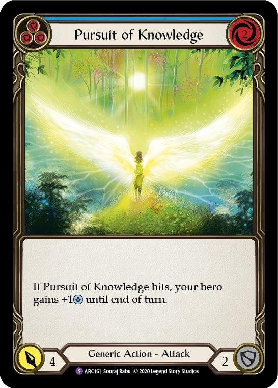 Pursuit of Knowledge [U-ARC161] Unlimited Rainbow Foil | Good Games Cannington