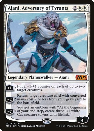 Ajani, Adversary of Tyrants [Core Set 2019] | Good Games Cannington