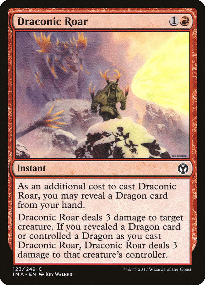 Draconic Roar [Iconic Masters] | Good Games Cannington