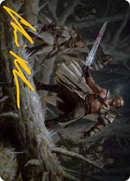 Tovolar, Dire Overlord 1 Art Card (Gold-Stamped Signature) [Innistrad: Midnight Hunt Art Series] | Good Games Cannington