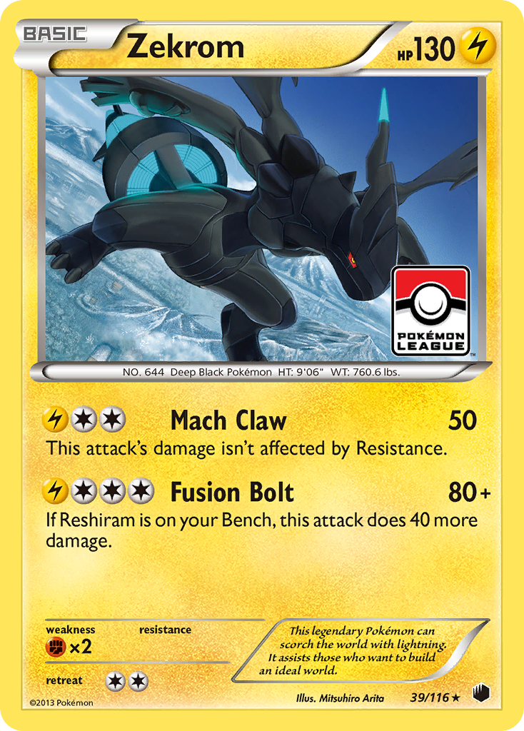 Zekrom (39/116) [Black & White: Plasma Freeze] | Good Games Cannington