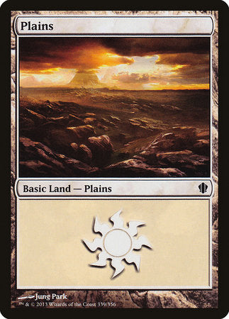 Plains (339) [Commander 2013] | Good Games Cannington