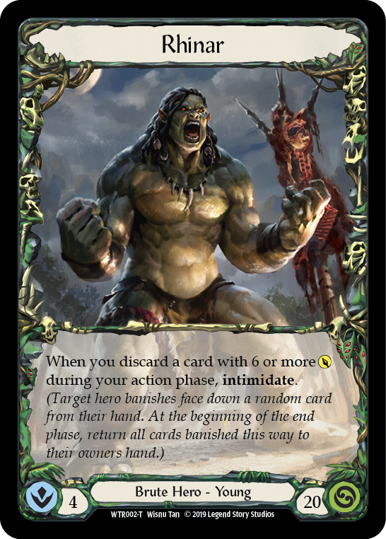 Bravo // Rhinar [WTR039-T // WTR002-T] Alpha Print Normal | Good Games Cannington