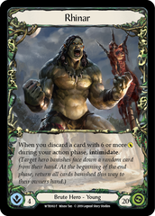 Bravo // Rhinar [WTR039-T // WTR002-T] Alpha Print Normal | Good Games Cannington