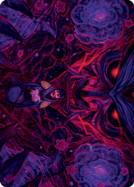 Reckoner Shakedown Art Card [Kamigawa: Neon Dynasty Art Series] | Good Games Cannington