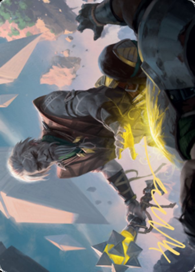 Expedition Healer Art Card (Gold-Stamped Signature) [Zendikar Rising Art Series] | Good Games Cannington