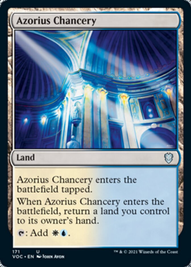 Azorius Chancery [Innistrad: Crimson Vow Commander] | Good Games Cannington