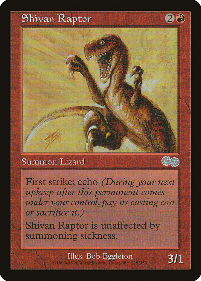 Shivan Raptor [Urza's Saga] | Good Games Cannington