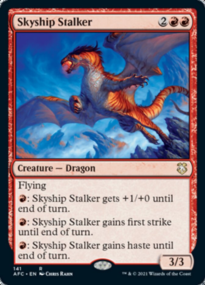 Skyship Stalker [Dungeons & Dragons: Adventures in the Forgotten Realms Commander] | Good Games Cannington