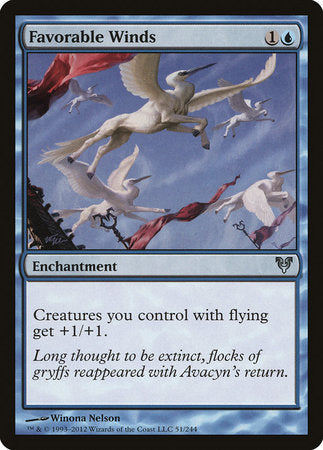 Favorable Winds [Avacyn Restored] | Good Games Cannington