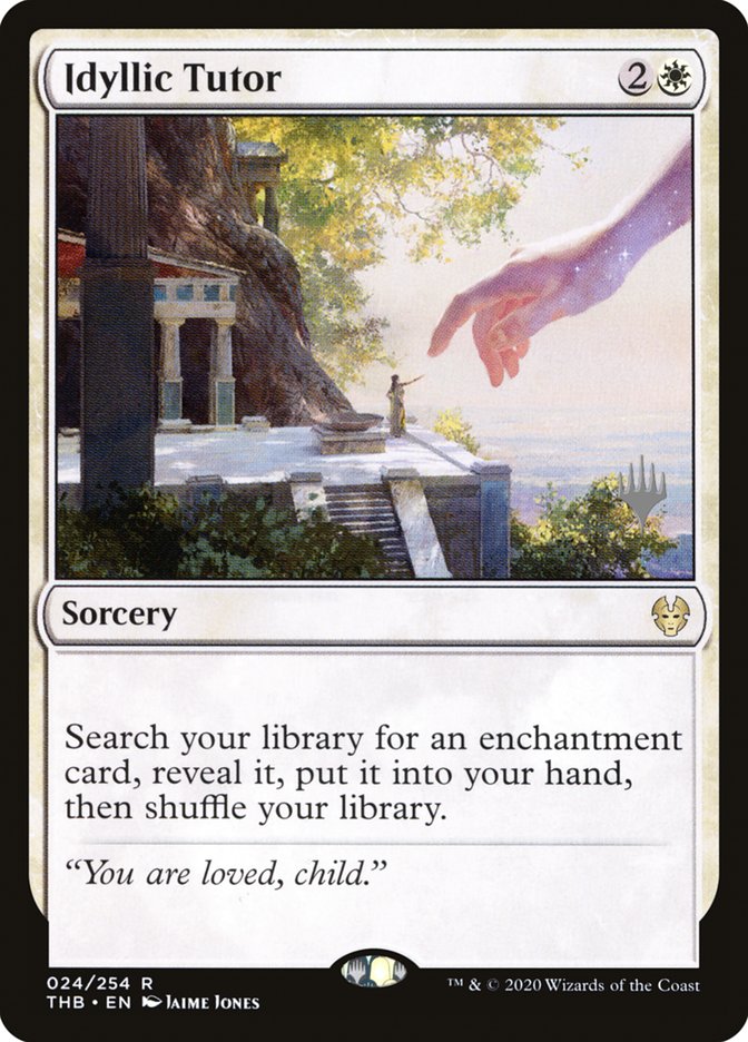 Idyllic Tutor (Promo Pack) [Theros Beyond Death Promos] | Good Games Cannington