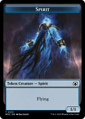 Spirit (9) // Spirit (13) Double-Sided Token [March of the Machine Commander Tokens] | Good Games Cannington