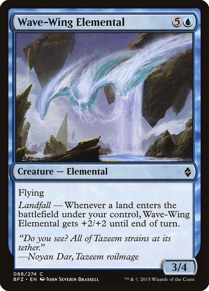 Wave-Wing Elemental [Battle for Zendikar] | Good Games Cannington