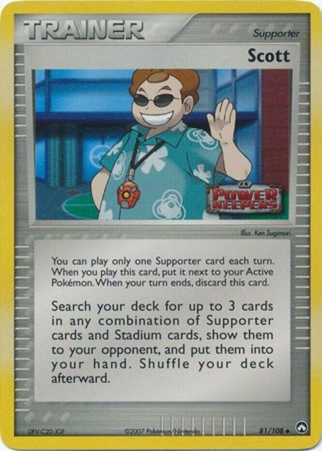 Scott (81/108) (Stamped) [EX: Power Keepers] | Good Games Cannington