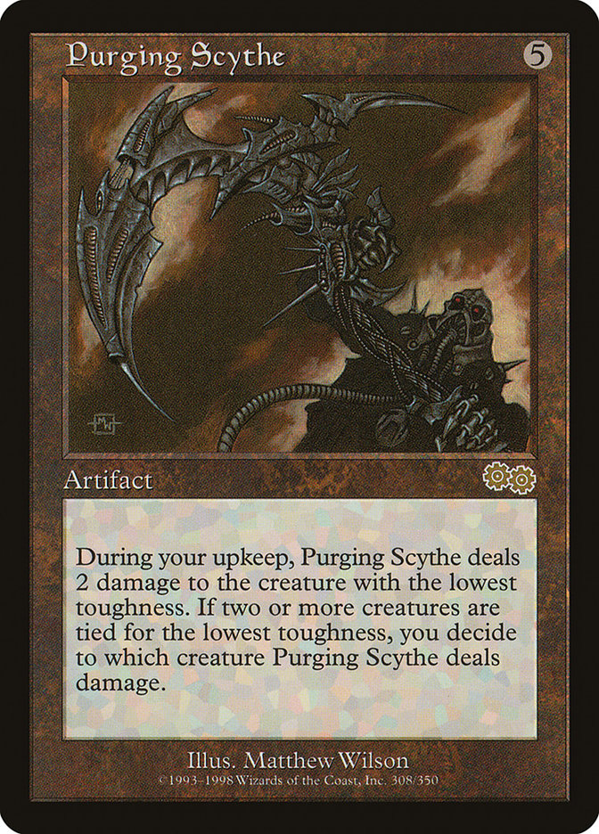 Purging Scythe [Urza's Saga] | Good Games Cannington