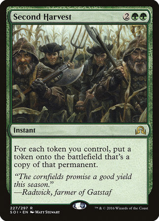 Second Harvest [Shadows over Innistrad] | Good Games Cannington