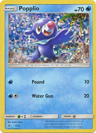 Popplio (4/12) [McDonald's Promos: 2017 Collection] | Good Games Cannington