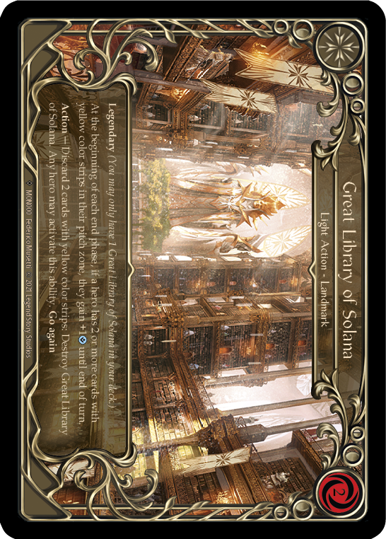 Great Library of Solana [U-MON000-RF] Unlimited Rainbow Foil | Good Games Cannington