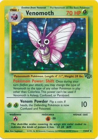 Venomoth (13/64) [Jungle Unlimited] | Good Games Cannington