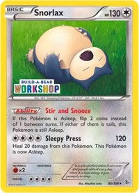 Snorlax (80/106) (Build-a-Bear Workshop Exclusive) [XY: Flashfire] | Good Games Cannington