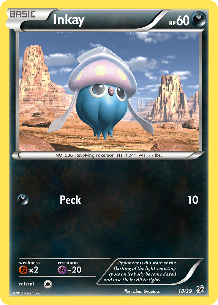 Inkay (18/39) [XY: Kalos Starter Set] | Good Games Cannington