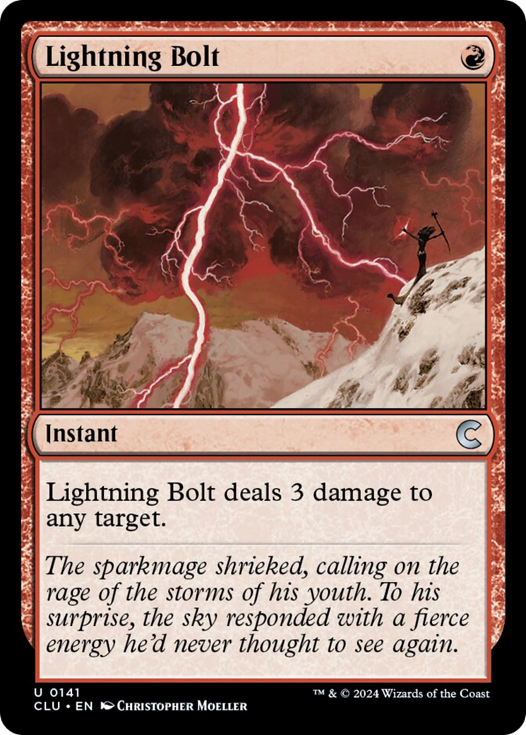 Lightning Bolt [Ravnica: Clue Edition] | Good Games Cannington