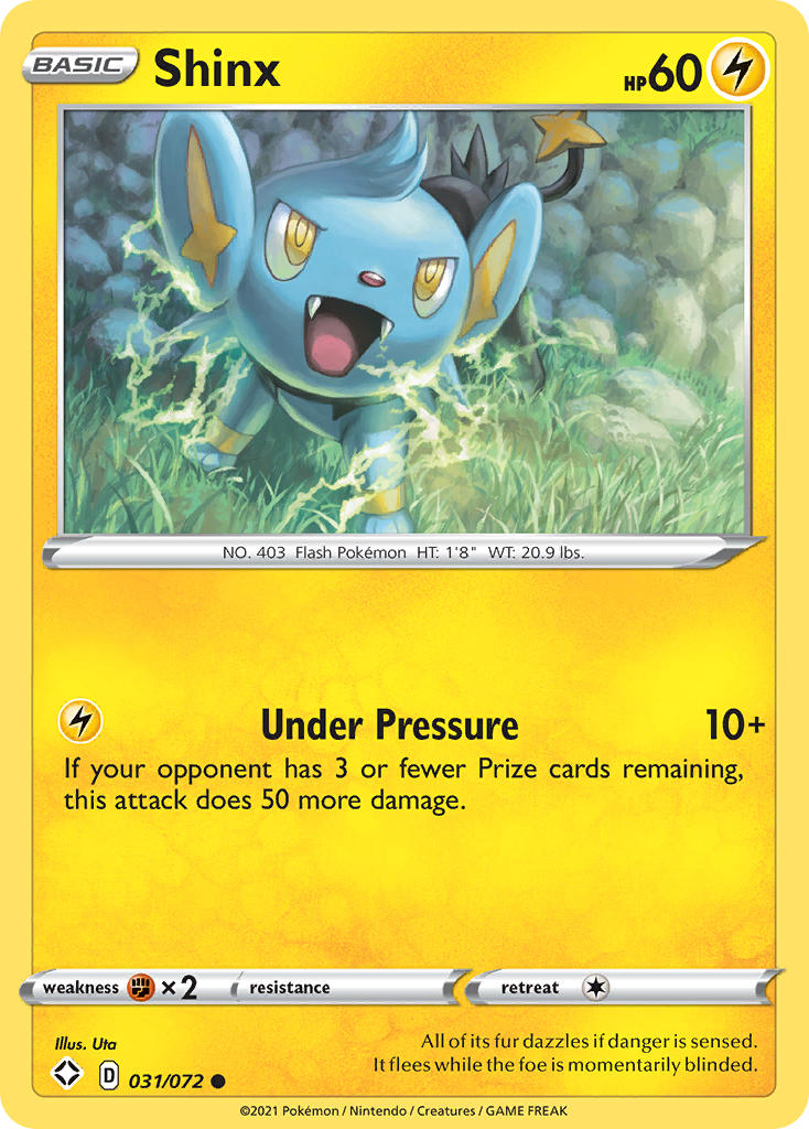 Shinx (031/072) [Sword & Shield: Shining Fates] | Good Games Cannington