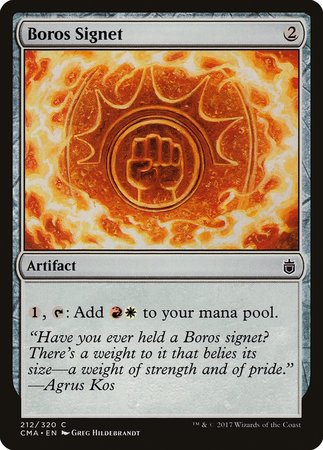 Boros Signet [Commander Anthology] | Good Games Cannington