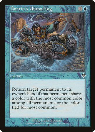 Barrin's Unmaking [Invasion] | Good Games Cannington