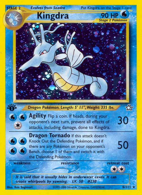 Kingdra (8/111) [Neo Genesis 1st Edition] | Good Games Cannington
