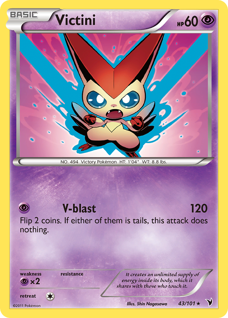 Victini (43/101) [Black & White: Noble Victories] | Good Games Cannington