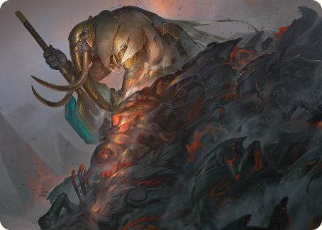 Against All Odds Art Card [Phyrexia: All Will Be One Art Series] | Good Games Cannington