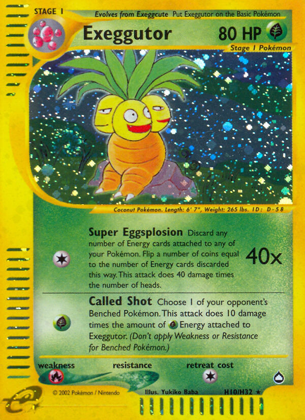Exeggutor (H10/H32) [Aquapolis] | Good Games Cannington