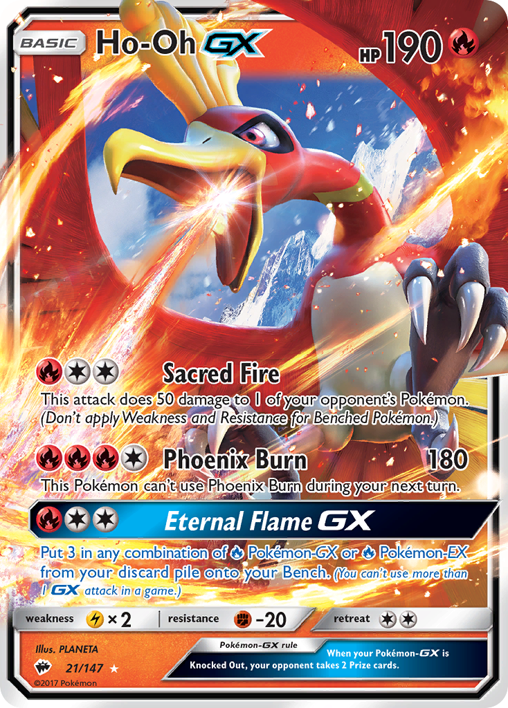 Ho-Oh GX (21/147) [Sun & Moon: Burning Shadows] | Good Games Cannington