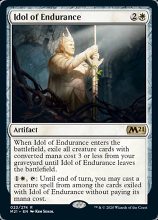 Idol of Endurance [Core Set 2021] | Good Games Cannington