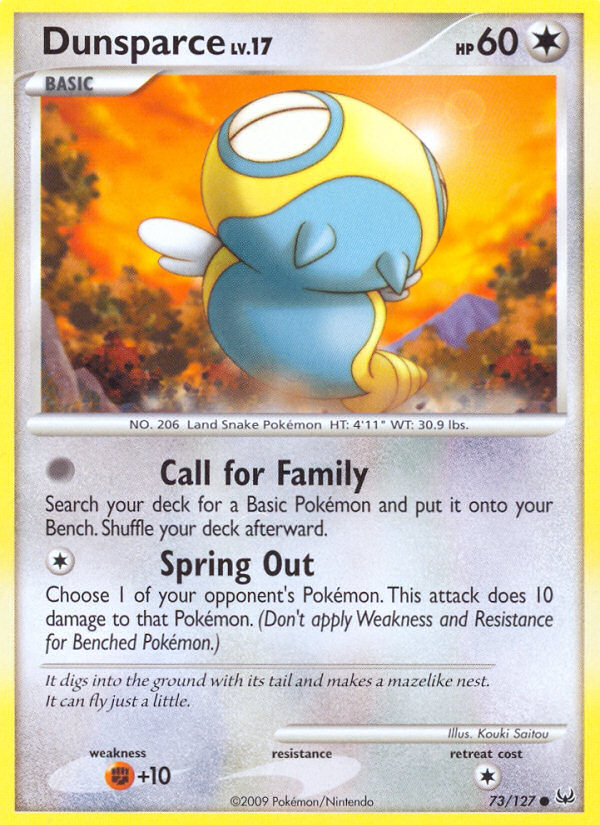 Dunsparce (73/127) [Platinum: Base Set] | Good Games Cannington