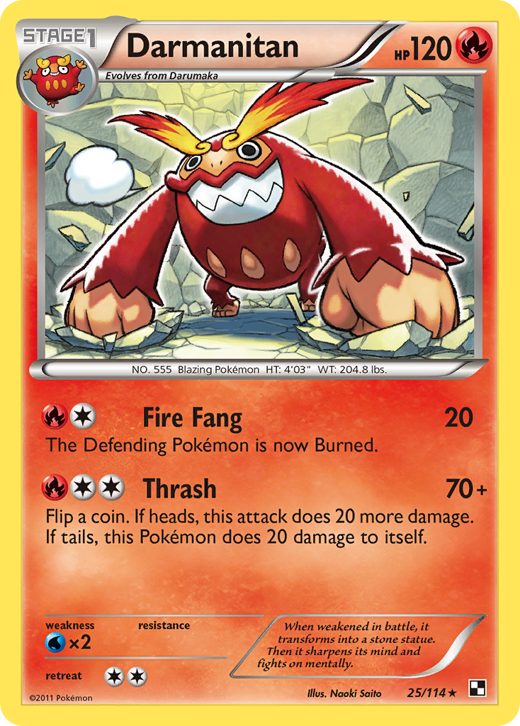 Darmanitan (25/114) [Black & White: Base Set] | Good Games Cannington