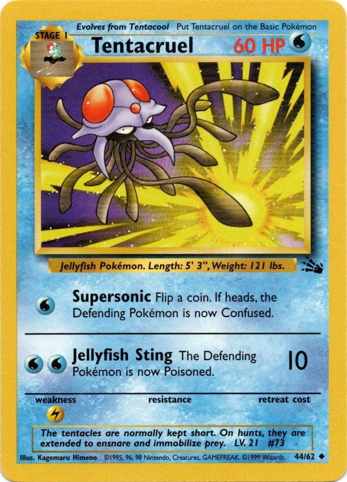 Tentacruel (44/62) [Fossil Unlimited] | Good Games Cannington