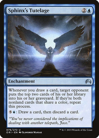 Sphinx's Tutelage [Magic Origins] | Good Games Cannington