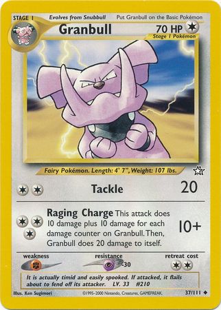 Granbull (37/111) [Neo Genesis Unlimited] | Good Games Cannington