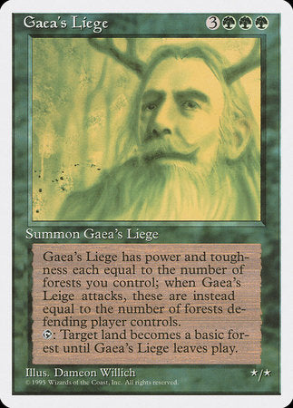 Gaea's Liege [Fourth Edition] | Good Games Cannington