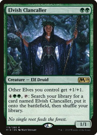 Elvish Clancaller [Core Set 2019] | Good Games Cannington