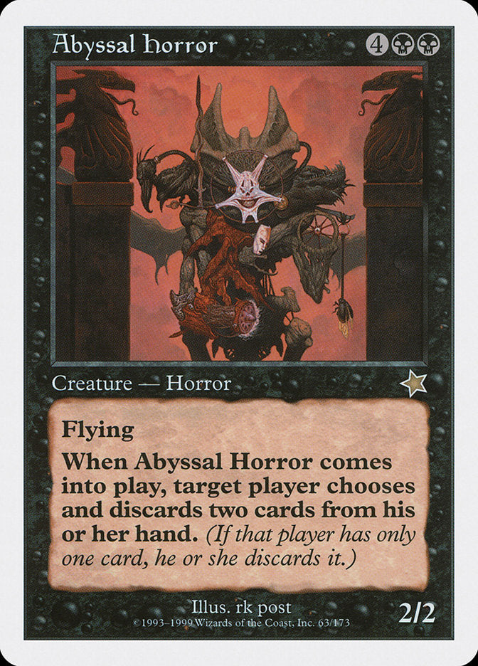 Abyssal Horror [Starter 1999] | Good Games Cannington