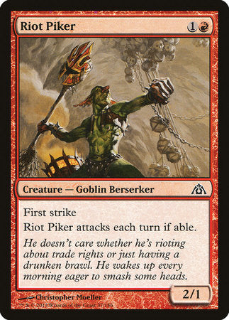 Riot Piker [Dragon's Maze] | Good Games Cannington