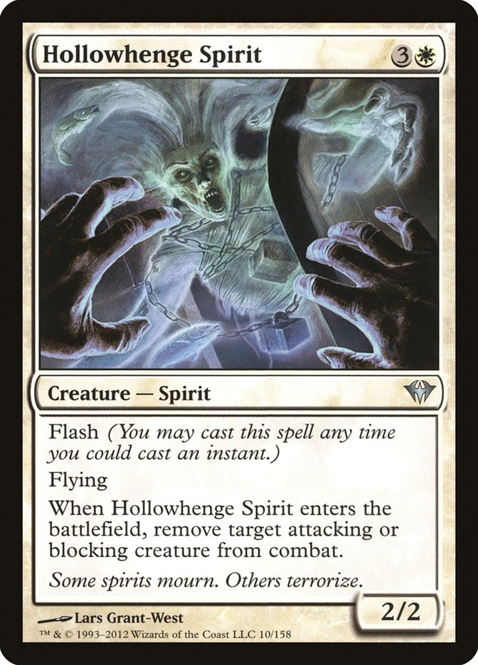 Hollowhenge Spirit [Dark Ascension] | Good Games Cannington