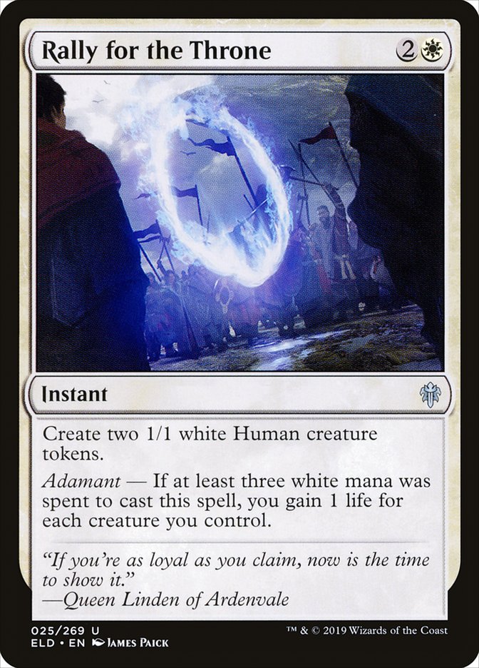 Rally for the Throne [Throne of Eldraine] | Good Games Cannington