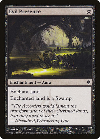 Evil Presence [New Phyrexia] | Good Games Cannington