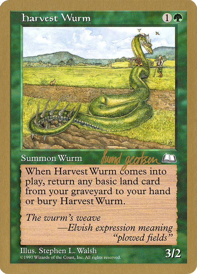 Harvest Wurm (Svend Geertsen) [World Championship Decks 1997] | Good Games Cannington