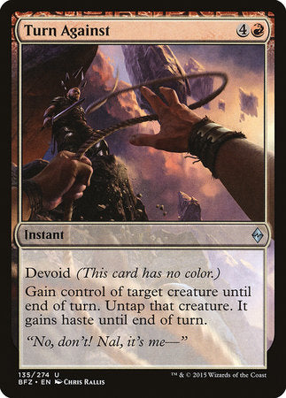 Turn Against [Battle for Zendikar] | Good Games Cannington