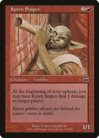 Kyren Sniper [Mercadian Masques] | Good Games Cannington